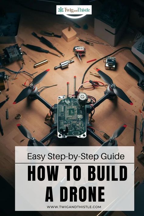 Build a Drone Step by Step Diy Drone Projects, Build Drone, Build Your Own Drone, Cool Raspberry Pi Projects, Electronics Projects For Beginners, Arduino Projects Diy, Avion Rc, Basic Computer Programming, Computer Projects