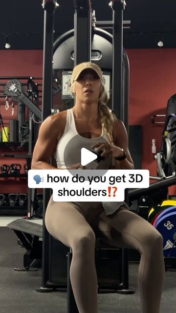 Shoulder Back Exercises For Women, Shoulder Workouts For Women At The Gym, Back Of Shoulder Exercises, Shoulder Exercises With Bands, Dumbbell Workout Split, Shoulder Work Out Women, Women’s Shoulder Workout, Arm And Shoulder Workout Women, Shoulders Workout Women