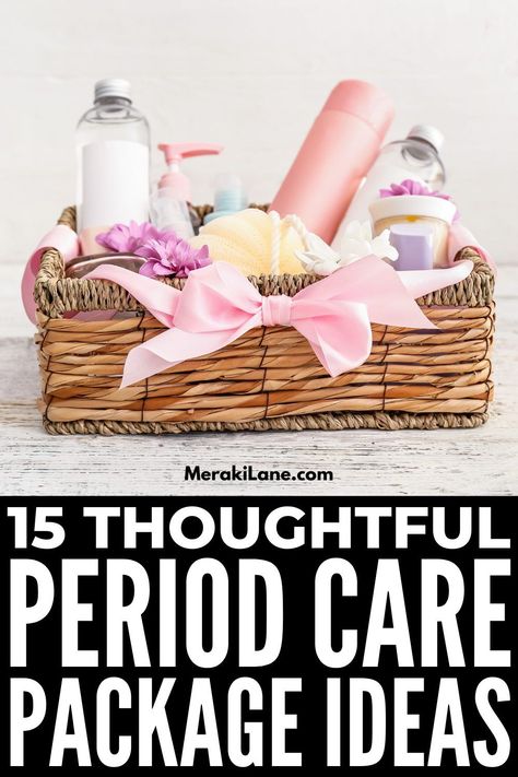 The Care And Keeping Of You, Period Comfort Kit, Period Gifts For Girlfriend, Period Care Package For Girlfriend, Period Basket Ideas, Period Package For Girlfriend, 1st Period Gift Basket, Period Box Ideas For Girlfriend, Period Basket For Daughter