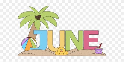 June Clipart Month Of, June Clipart, June Themes, June Month, Lesson Plan Examples, Toddler Homeschool, Fruit Cartoon, Portfolio Covers, Month Of June