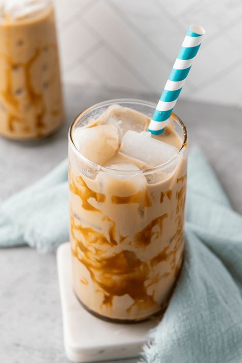 Ninja Creami Creamiccino - Fork To Spoon Ninja Creami Cappuccino, Ninja Creami Frappuccino Recipe, Ninja Creamachino, Ninja Creami Coffee Drinks, Ninja Creami Creamiccino Recipes, Ninja Creami Coffee, Coffee Maker Recipes, Toffee Ice Cream, Ninja Coffee Maker