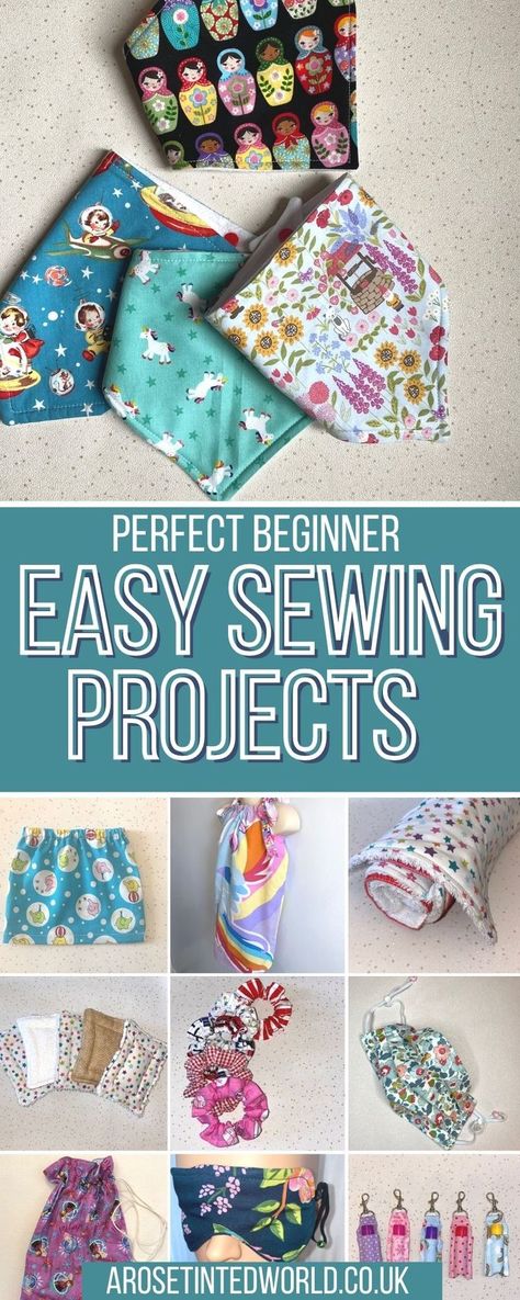 Easy Things To Sew, First Time Sewing, Beginner Sewing Projects, Things To Sew, Learning To Sew, First Sewing Projects, Hand Sewing Projects, Sewing To Sell, Sewing Machine Projects