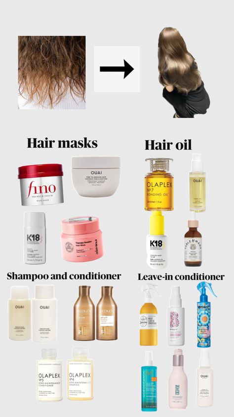 Hare Care Routine, Clean Hair Routine, Hair Care Fine Hair, Hair Products For Thinning Hair, Products For Hair Breakage, Hair Products That Smell Amazing, Hair Products For Silky Hair, Good Products For Hair, Healthy Hair Shampoo And Conditioner