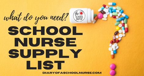 Decorating School Nurse Office, School Nurse Ideas Elementary, School Nurse Must Haves, Nurses Room School, School Nurse Supply List, School Nurse Resources, Middle School Nurse Office Decorations, School Nurse Office Decorations Ideas, School Nurse Organization