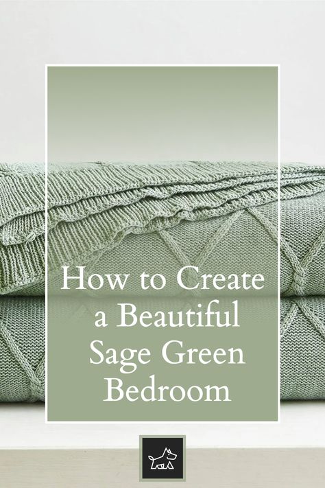 Paint your walls in a soothing sage green, creating a serene and calming backdrop for your bedroom. Complement the color with natural wood furniture and cream or white textiles to maintain a light and airy feel. Add a few indoor plants for a touch of nature and freshness. Bedrooms With Sage Green Bedding, White And Sage Bedroom Ideas, Sage Paint Bedroom, Dark Sage Green Walls Master Bedrooms, Sage Green Complimentary Colors Bedroom, Sage Green And White Bedding, Sage Neutral Bedroom, Spring Green Bedroom, Light Green Bedding Ideas