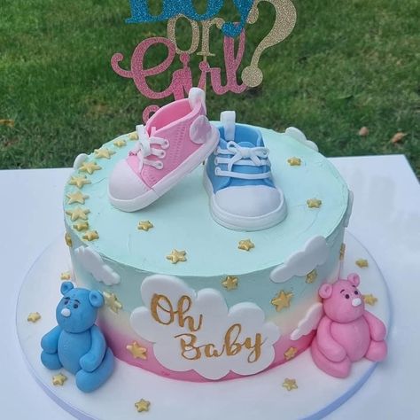 Gender Reveal Cakes Ideas, Gender Reveal Cake Ideas Simple, Simple Gender Reveal Cake, Cakes Gender Reveal, Reveal Cake Ideas, Gender Reveal Cake Ideas, Gender Cake, Cake Gender Reveal, Gender Reveal Cake Pops