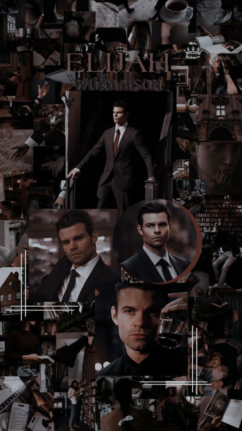 Elijah Mikaelson Wallpaper, Elijah Vampire Diaries, Elijah The Originals, The Originals Tv Show, Klaus From Vampire Diaries, Klaus The Originals, Elijah Mikaelson, The Vampire Diaries Characters, Vampire Diaries Poster