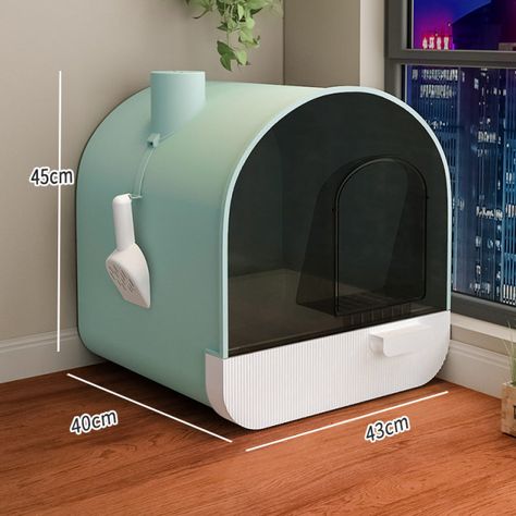 Fully Enclosed Cat Litter Box Oversized Deodorant Cat Toilet Internet Celebrity Drawer Cat Poop Basin Anti Sand Anti Splash|Cat Litter Boxes| - AliExpress Cat Litter Box Diy, Hiding Cat Litter Box, Diy Litter Box, Hidden Laundry, Cat Litter Box Enclosure, Litter Box Enclosure, Cat Litter Box Furniture, Cat Toilet, Pet Bag