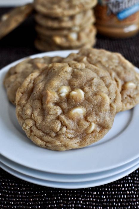 White Chocolate Peanut Butter Oatmeal Cookies Chocolate Peanut Butter Oatmeal Cookies, Chocolate Peanut Butter Oatmeal, Peanut Butter White Chocolate, White Chocolate Peanut Butter, Oatmeal Peanut Butter, White Chocolate Macadamia Nut Cookies, Butter Oatmeal Cookies, Macadamia Nut Cookies, Nut Cookies