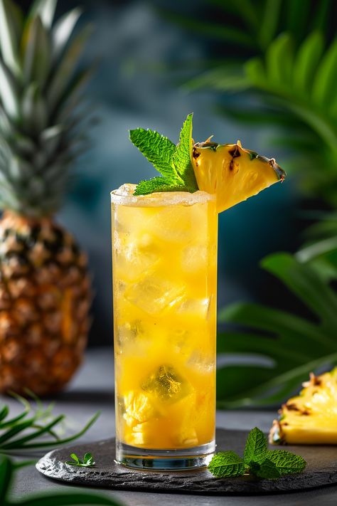 Pineapple Tequila Pineapple And Tequila, Pineapple Tequila, Cocktail Shoot, Pineapple Cocktail Recipes, Vacation Cocktails, Flavored Tequila, Fresh Cocktails, Cream Photography, Logo Bee