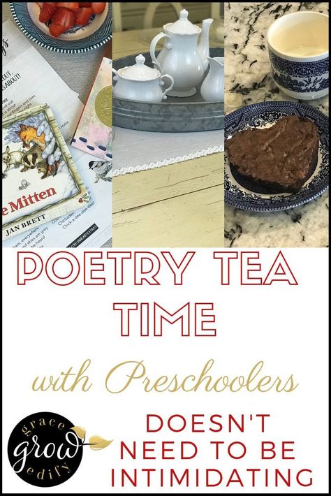 Poetry Tea, Poetry Tea Time, Books And Tea, Homeschool Lesson Plans, Buy Cookies, Kindergarten Lesson Plans, Kindergarten Lessons, Homeschool Lesson, Homeschool Help