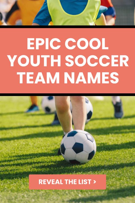 Searching for the perfect name for your youth soccer team? Check out this amazing list of 500 creative, unique, and funny youth soccer team names! From playful names that spark joy to strong ones that inspire teamwork, you'll find names suited for every age and personality. Whether you want to impress your opponents or just have fun on the field, this list contains tons of ideas you won't want to miss. Get clicks and scroll through to pick your favorite name, and let your soccer adventures begin! Kids Soccer Team Names, Kids Soccer Team, Toddler Soccer, Girls Soccer Team, Character Head, Football Team Names, Soccer Season, Names Girl, Soccer Funny