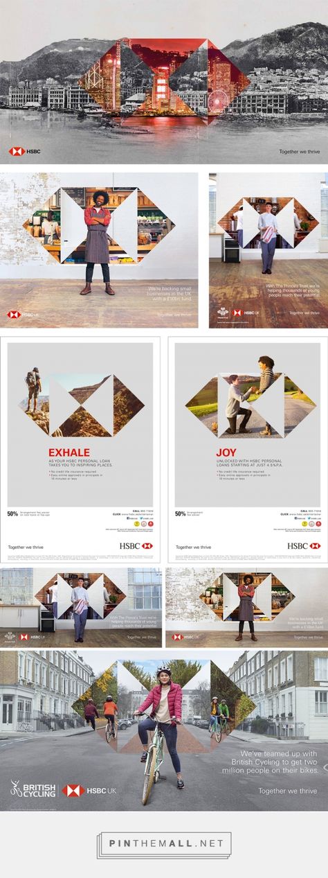 HSBC Edm Inspiration, Advertising Inspiration, Banks Advertising, Banks Ads, Business Banking, Inmobiliaria Ideas, Bank Branding, Digital Advertising Design, Ad Layout