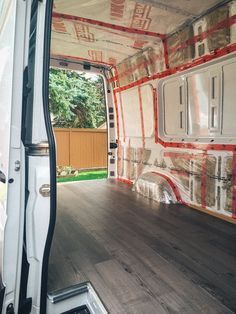 Insulating Van Conversion, Van Life Flooring, Van Makeover Interiors, Camper Van Flooring, Van Conversion Floor Plans, Van Conversion Insulation, Van Conversion Floor, Van Flooring, Van Conversion Plans