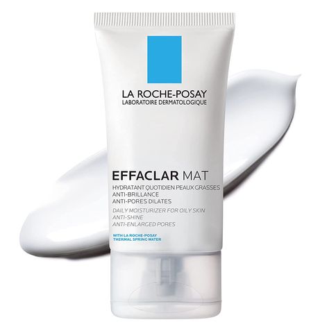 LA Roche-Posay Effaclar Mat Daily Moisturizer - New Formula for Oily Skin Roche Posay Effaclar, La Roche Posay Effaclar, Smooth Skin Texture, Moisturizer For Oily Skin, Facial Moisturizers, Best Moisturizer, Roche Posay, Skin Care Serum, Makeup Gift