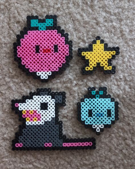 Dadish themed perler beads! Peeler Bead Room Decor, Perler Bead Ideas Anime, Perler Art Pattern, Perler Bead Memes, Pearly Beads Ideas, Pearler Bead Design Aesthetic, Shark Perler Beads, Free Perler Bead Patterns, Y2k Perler Beads