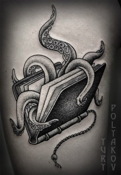 Siren Tattoos, Tentacle Tattoo, Tattoo Octopus, Cthulhu Tattoo, Oni Tattoo, Octopus Tattoos, Ocean Tattoos, Octopus Tattoo, Animals Tattoos