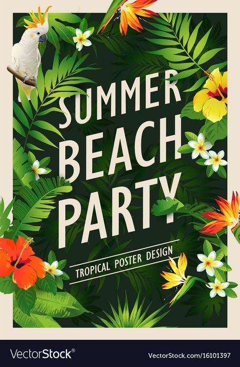 Beach Party Poster Design, Christmas Party Kindergarten, Cheap Birthday Party Decorations, Beach Party Poster, Party Poster Design, Valentine Dinner Party, Cheap Birthday Party, 18th Birthday Party Themes, Cheap Party Decorations