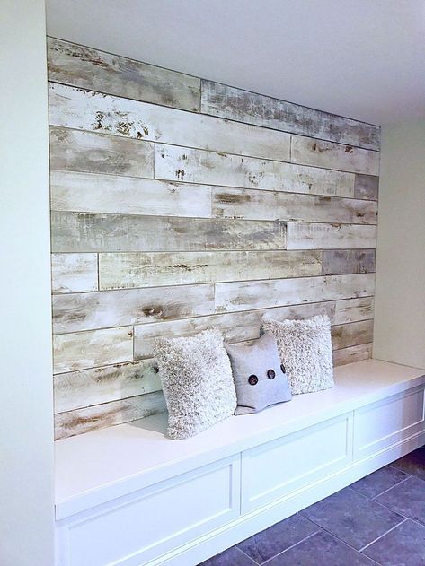 Pallet Accent Wall, Accent Wall Ideas, Focal Wall, Plank Walls, Wood Accent Wall, Accent Walls In Living Room, Modern Masters, Ship Lap Walls, Wall Ideas