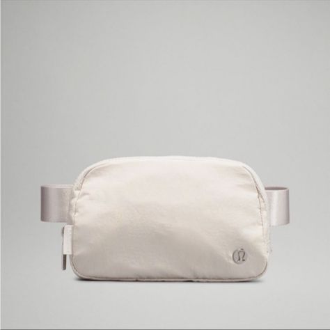 This Belt Bag New Sold Out Super Fast. Pairs With Every Color. If You Don’t Have A Belt Bag You Need One. A Great Bag For Everything! This Color Has Only Came Out Once. No Rips No Tears. *White Opal Color* Lululemon Bags, Lululemon Everywhere Belt Bag, Everywhere Belt Bag, Festival Bag, Opal Color, Essential Bag, Black Crossbody, Fabric Bag, White Opal