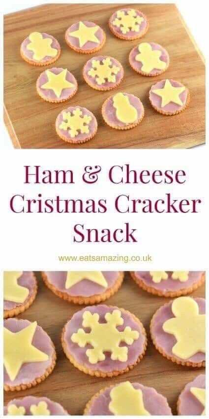 Crackers Christmas, Cheese Christmas, Christmas Snack, Christmas Buffet, Christmas Cracker, Kids Christmas Party, Ham Cheese, Christmas Lunch, Cracker Snacks