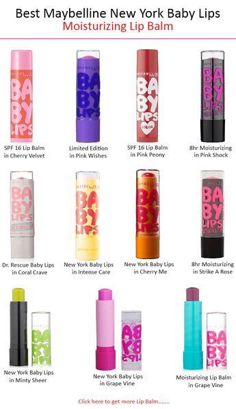 Babylips Maybelline, Baby Lips Lip Balm, Superstay Maybelline, Best Lip Balms, Balzam Na Pery, Baby Lips Maybelline, Maybelline Lip, Lip Balm Collection, Balsam Do Ust