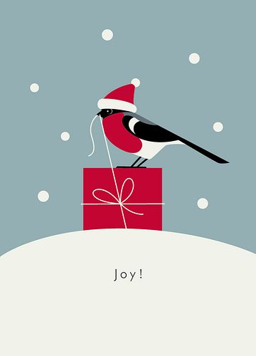 Joy Christmas Card, 달력 디자인, Joy Christmas, Winter Illustration, Christmas Bird, Christmas Graphics, Up Book, Noel Christmas, E Card