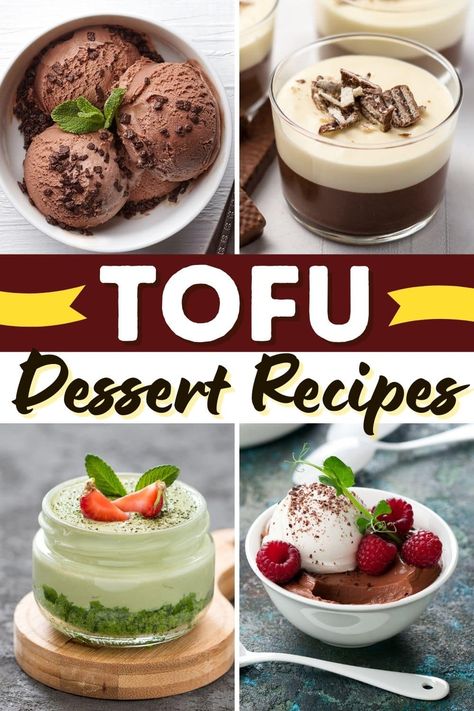 Vegan Tofu Pudding, Sweet Tofu Dessert, Tofu Mousse Recipes, Tofu Dessert Recipes Vegan, Vegan Tofu Dessert, Soft Tofu Dessert Recipes, Tofu Desserts Healthy, Soft Tofu Dessert, Dessert Tofu Recipes