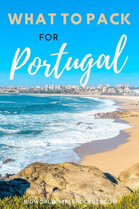 What To Pack For Portugal, Porto Portugal Beach, Pack For Portugal, Portugal Packing List, Albufeira Portugal, Portugal Beach, Portugal Vacation, Visit Portugal, Portugal Travel