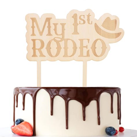 First Rodeo Smash Cake, My First Rodeo Smash Cake, Rodeo Smash Cake, First Rodeo Birthday Cake, Rodeo Birthday Cake, Rodeo Cake, First Rodeo Birthday, Cowboy Cakes, Smash Cake Topper