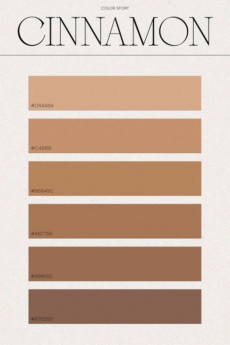 Cinnamon Colour Palette, Cinnamon Palette, Latte Color Palette, School To Do List Printable, School To Do List, Holistic Branding, Branding Design Studio, Hex Color, To Do List Printable