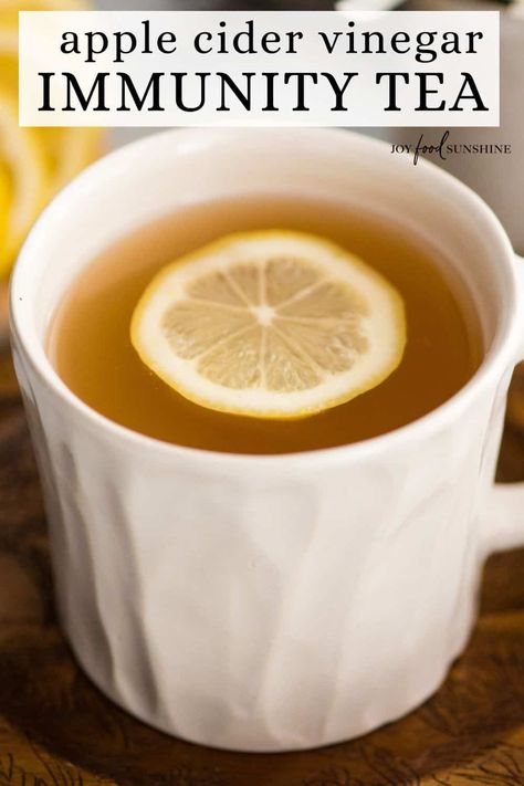 Immune Boosting Tea (Apple Cider Vinegar Tea) Immune Boosting Tea, Vinegar Tea, Apple Cider Vinegar Tea, Immunity Tea, Homemade Milkshake, Sick Remedies, Apple Vinegar, Refreshing Drinks Recipes, Flavored Tea