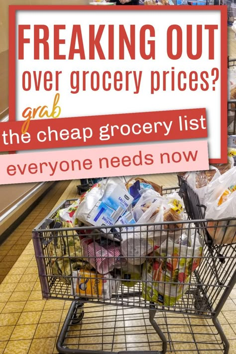 Budget Grocery List, Budget Grocery Shopping, Cheap Grocery List, Healthy Grocery Shopping, Cheap Meal Plans, Cheap Groceries, Grocery Planning, Eat On A Budget, Cheap Easy Meals