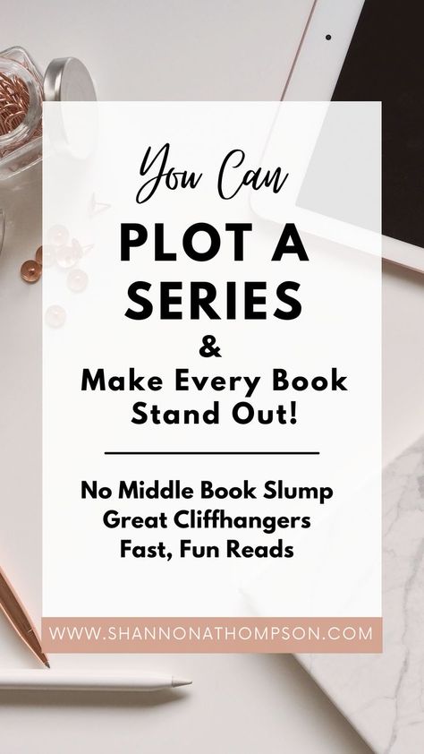 Here's a simple formula to outline an exciting series! Whether you're writing a trilogy or more books, writing a series CAN be planned, and you can make every book stand out. No middle book slump. #trilogy #series #writingtips Book Slump, Writing A Book Outline, Writing Kids Books, Novel Tips, Writing Outline, Books Writing, Writing Planning, Book Outline, Creative Writing Tips