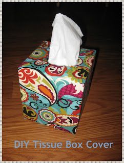 DIY Tissue Box Cover (no sew!)         My aunt helped me make a tissue box cover using a template and I just fell in love. Well, after a... Kleenex Box Crafts, Box Covers Diy, Foam Projects, Diy Tissue Box Cover, Facial Tissue Box, Kleenex Box Cover, Tissue Cover, Plant Pot Covers, Kleenex Box