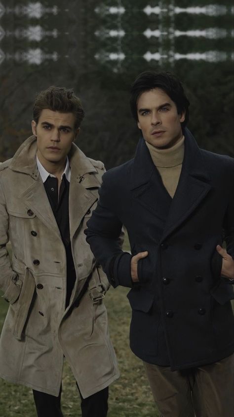 Damon And Stefan Salvatore, Salvatore Brothers, The Salvatore Brothers, Ian Somerhalder Vampire Diaries, Vampire Diaries Poster, Damon Salvatore Vampire Diaries, The Vampire Diaries 3, Damon And Stefan, Vampire Diaries Movie