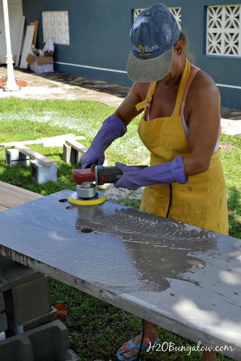 Cement Counter, Concrete Counter Top, Classroom Tree, Master Bath Vanity, Concrete Patios, Concrete Countertop, Diy Concrete Countertops, Outdoor Kitchen Appliances, Concrete Counter