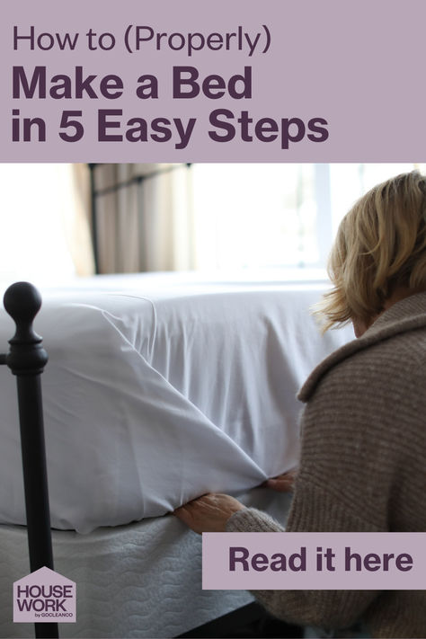 How to (Properly) Make a Bed in 5 Easy Steps Hospital Corners, Making A Bed, Make A Bed, Laundry Stripping, Clean Bed, Bed In Corner, Bed Making, House Work, Bed Rest