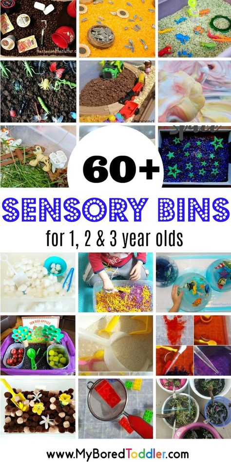 Sensory bins for 1 year olds, 2 year olds and 3 year olds. Perfect for sensory play idea for toddlers and preschoolers #sensorybins #sensoryplay #toddlersensorybins #toddleractivities Sensory Fillers, Sensory Bins For Toddlers, Sensory Bin Ideas, Toddler Sensory Bins, Sensory Tubs, Sensory Activities Toddlers, Colored Rice, Toddler Sensory, Sensory Boxes