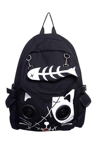 Mochila Grunge, Goth Backpack, Gothic Backpacks, Tas Mini, Gothic Bag, Knapsack Bag, Animal Backpacks, Rucksack Bag, Cat Backpack