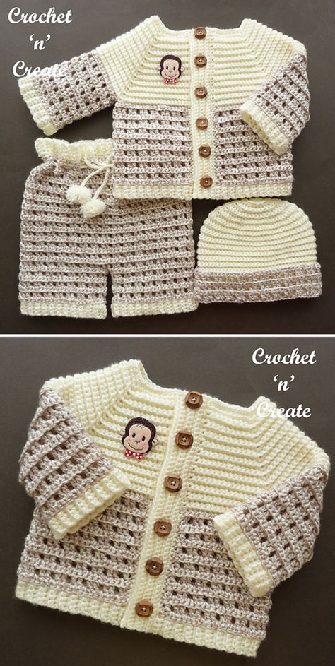 Crochet Baby Clothes Sweaters & Cardigans, Crochet Baby Outfits Free Pattern, Baby Sweater Pattern, Crochet Baby Sweater Sets, Crochet Baby Dress Free Pattern, Vestidos Bebe Crochet, Crochet Baby Sweater Pattern, Crochet Baby Jacket, Crochet Baby Sweaters