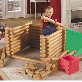 Life size Lincoln Logs made of pool noodles~ 15 pool noodles from the dollar store, cut in half, cut notches out easily, with scissors = hours and hours of fun playtime! aWESOME!!! Playhouse Diy, Mainan Diy, Lincoln Logs, Pool Noodles, Toddler Learning, Play House, Outdoor Ideas, Future Kids, Life Size