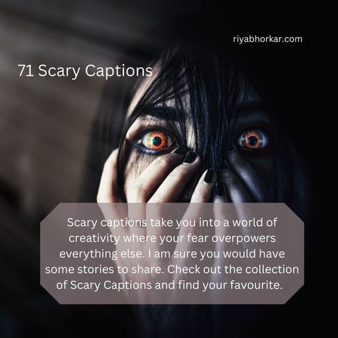 captions, scary, horror, experience, fear Ghost Instagram Captions, Horror Captions, Scary Captions, Creepy Captions, Spider Quotes, Captions Short, Good Captions, Halloween Captions, Creepy Spider