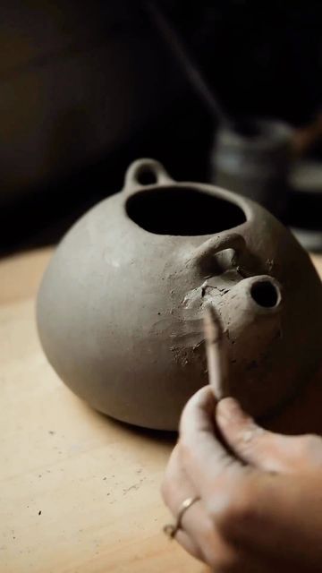 Ceramics Videos on Instagram: "How to make teapot by @etherjulia" Ceramics Videos, Handmade Teapot, Pottery Teapots, Coffee Pots, Tea Pot, Coffee Pot, Coffee Tea, Tea Pots, Tea