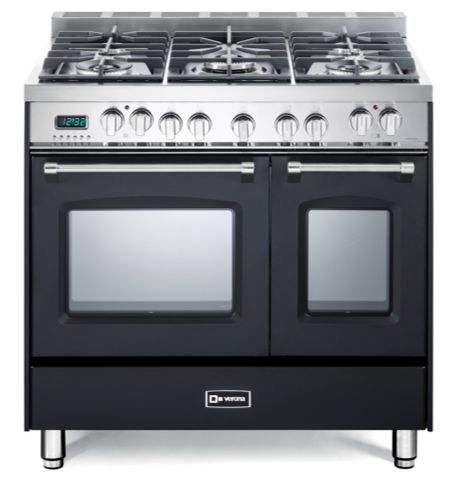 Verona Appliances, crafted in Italy but made for the U.S. market, introduces the Prestige collection to its award-winning line of ranges. The new dual fuel and all-gas ranges combine all the features that customers have grown to love with an upgraded look that is only surpassed by its high-powered capabilities. The collection is available in a highly sought after 36” option that adds professional performance to any space. Gas Range Double Oven, Double Oven Range, Ceramic Cooktop, Steam Oven, Dual Fuel Ranges, 5 Elements, Gas Oven, Oven Range, Gas Burners