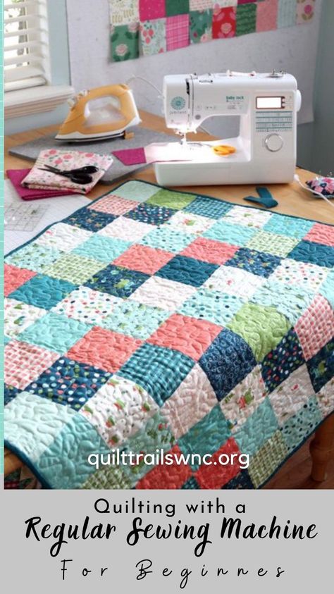 Free Hand Embroidery Patterns, Printable Crochet Patterns, Sewing Machine For Beginners, Beginner Quilt Tutorial, Flowers Hand Embroidery, Machine Quilting Tutorial, Beginner Quilting Projects, Free Beading Patterns, Quilt Blocks Easy