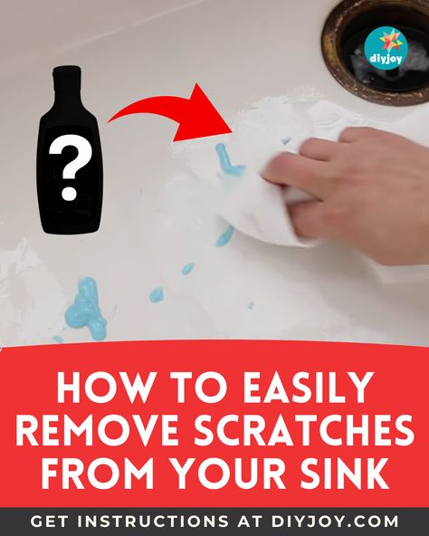 Got your most loved porcelain sink scratched? Here's an easy and fast way to remove it! Find the instructions here. Cleaning Ceramic Sink, Clean Porcelain Sink, Kitchen Sink Cleaner, Future Farmhouse, Cast Iron Kitchen Sinks, Ceramic Kitchen Sinks, Porcelain Sinks, Cast Iron Sink, Ceramic Bathroom Sink