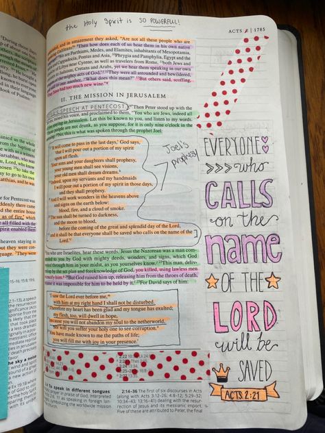 acts 2 Acts 4 Bible Journaling, Acts Bible Journaling, Acts 12, Acts Bible, The Book Of Acts, Acts 10, Acts 5, Acts 2, Gospel Bible