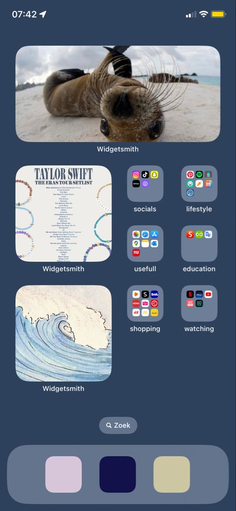 summer| coastal| iPhone| iOS16| dark blue| Taylor Swift| Swiftie| sea| sealion| apps| beach aesthetic Dark Blue Taylor Swift, Blue Taylor Swift, Summer Homescreen, Layout Phone, Taylor Swift Swiftie, Coconut Girl, Beach Aesthetic, Taylor Swift, Swift