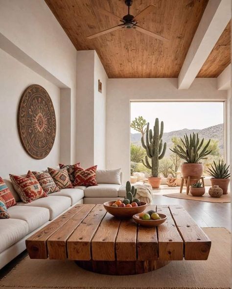 Desert Style Home Interior Design, Desert Modern Interior Design, Modern Desert Home Interiors, Rustic Mexican Home Decor, Mexican Luxury, Southwestern Interior Design, Southwest Interior Design, Southwest Living Room, Arizona Interior Design